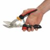 Fiskars 1027211 Tijeras Corta Chapas PowerGearTM tipo "aviacion" corte a izquierda con cuchilla Offset 38,1mm - Imagen 3