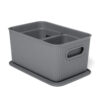 TATAY 7010814 SET 3 CESTAS 5L +2X1,5L + TAPA BAOBAB GRIS ANTRACITA