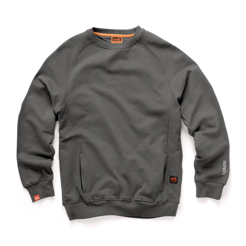 Scruffs - Sudadera Eco Worker, color gris Talla XXXL