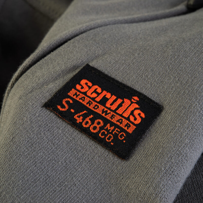 Scruffs - Sudadera Eco Worker, color gris Talla XXXL - Imagen 5