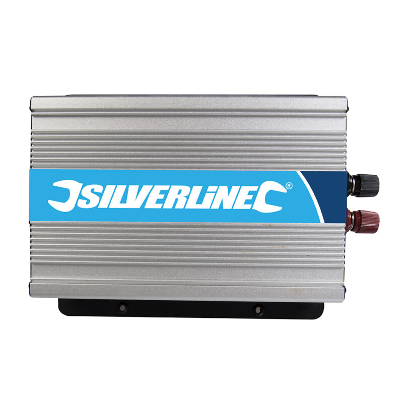 Silverline - Inversor, 12 V 1000 W (2 x 500 W) - Imagen 5