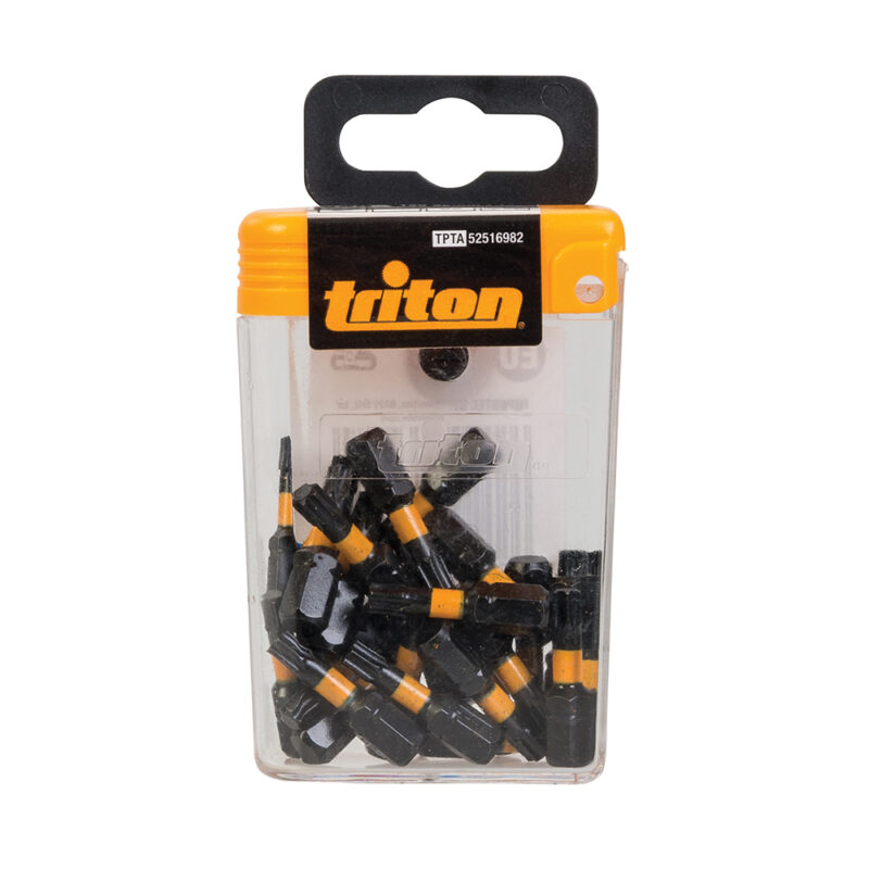 Triton - Puntas T25 para atornillador de impacto, 25 pzas T25, 25 mm - Imagen 2