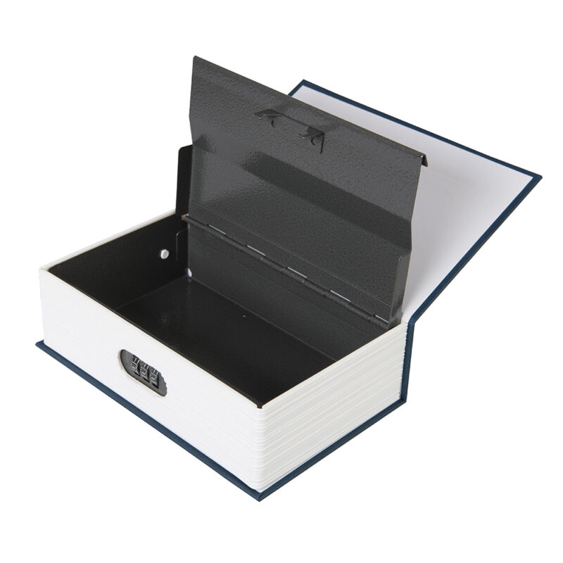 Silverline - Caja de seguridad estilo libro con combinación de 3 dígitos 180 x 115 x 55 mm - Imagen 3