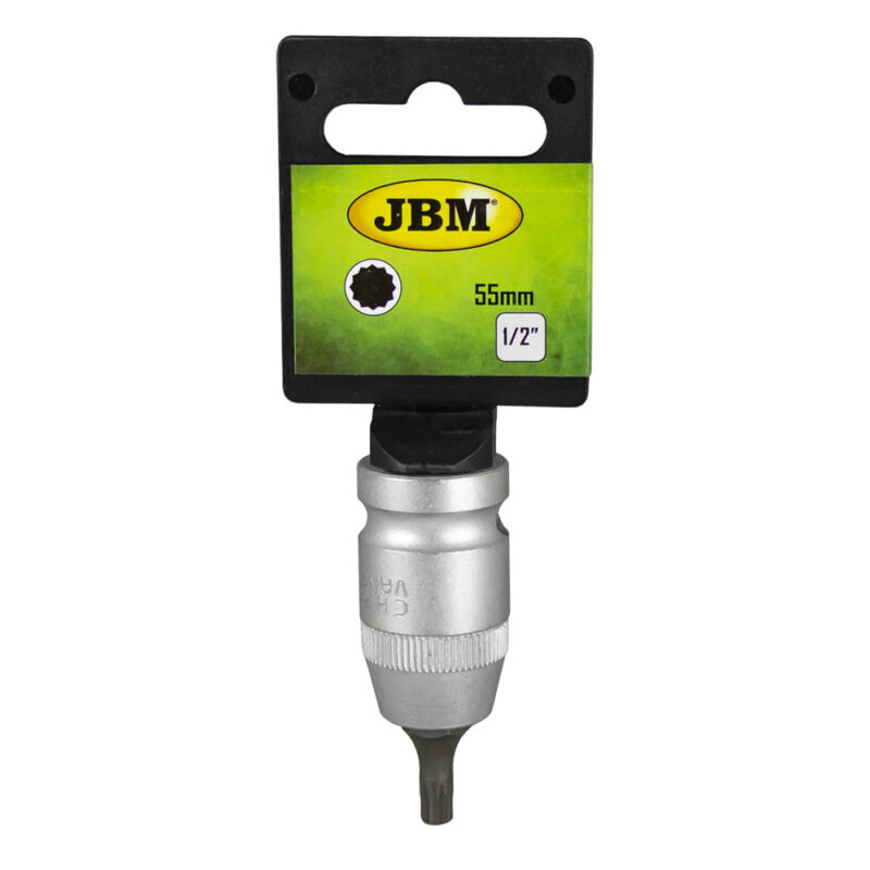 JBM PUNTA DE 1/2" DOCE CANTOS M5 55MM - Imagen 2