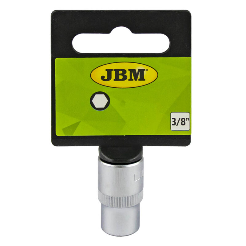 JBM VASO CORTO HEX 3/8" DE 12MM - Imagen 2