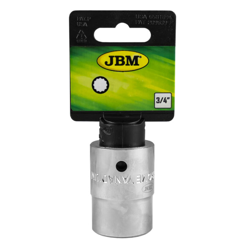 JBM VASO CORTO 3/4" 12 CANTOS 22MM - Imagen 2