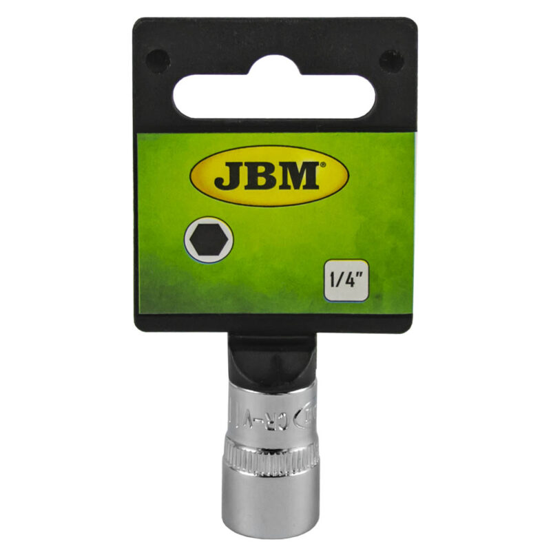 JBM VASO HEX. 1/4" DE 4.5MM - CROMADO - Imagen 2