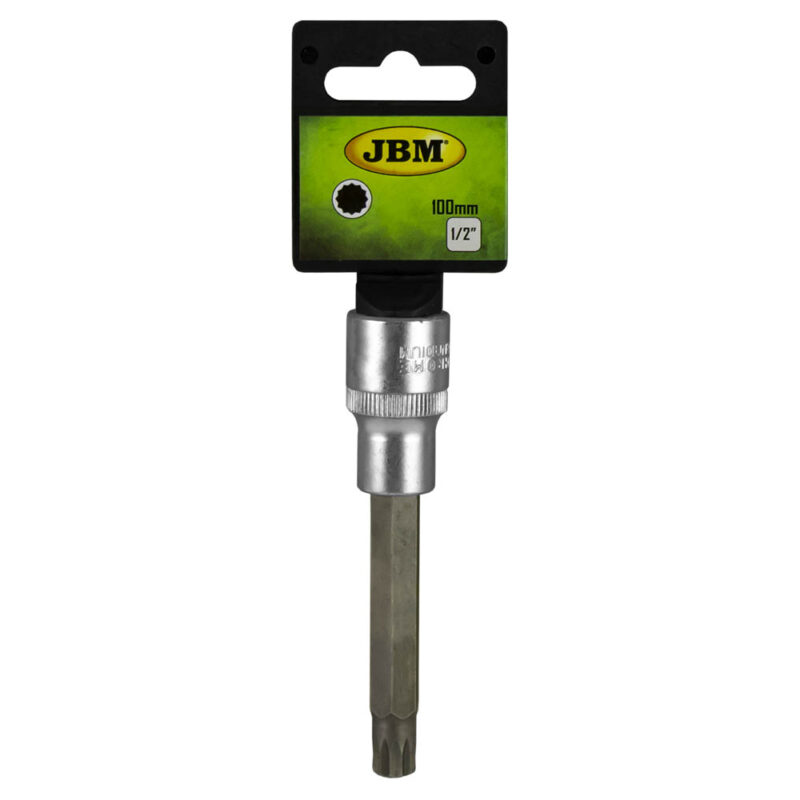 JBM PUNTA DE 1/2" DOCE CANTOS M10 100MM - Imagen 2