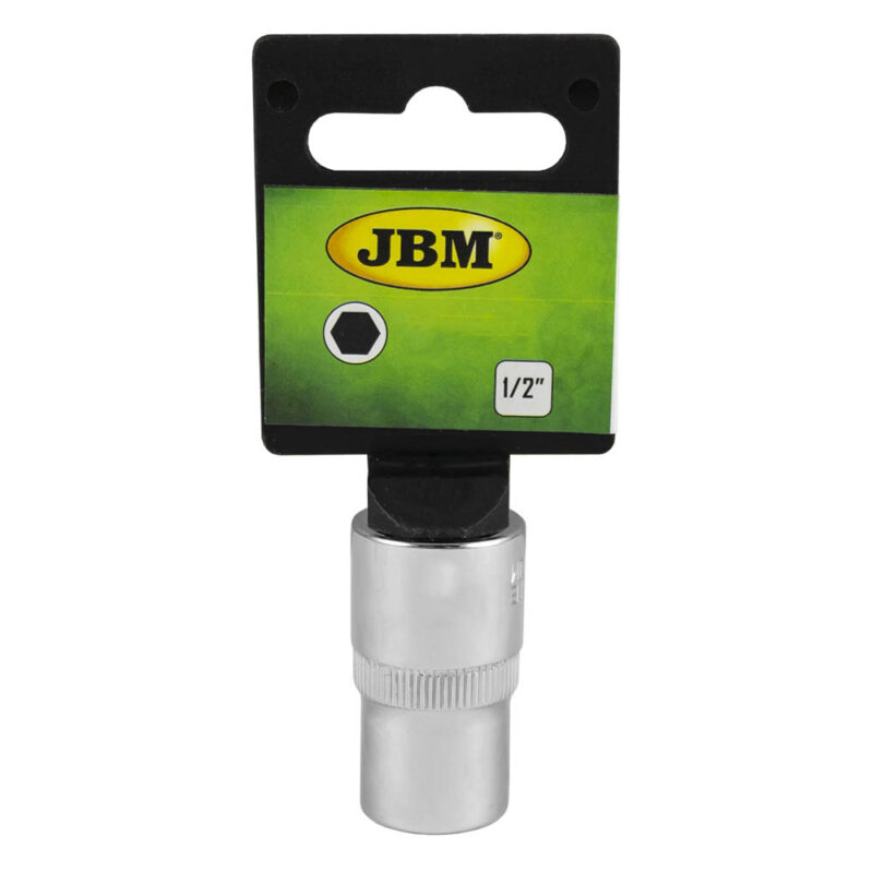 JBM VASO 1/2" HEX. DE 14MM CROMADO - Imagen 2