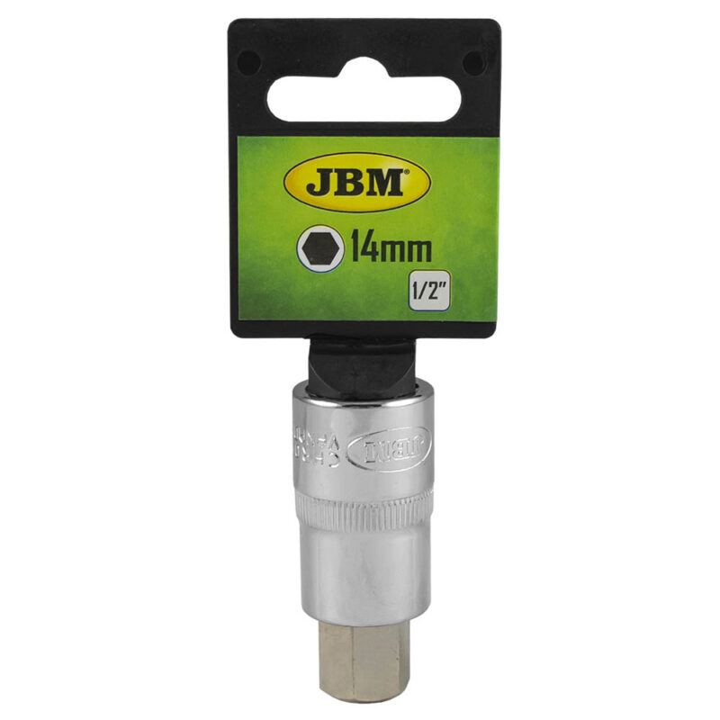 JBM BROCA PARA MANGO DESTORNILLADOR ALLEN 14MM CROMADO - Imagen 2