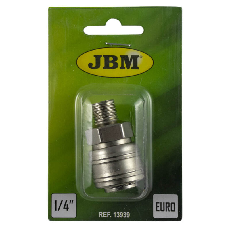 JBM CONECTOR HEMBRA EUR- ROSCA MACHO 1/4 - Imagen 3