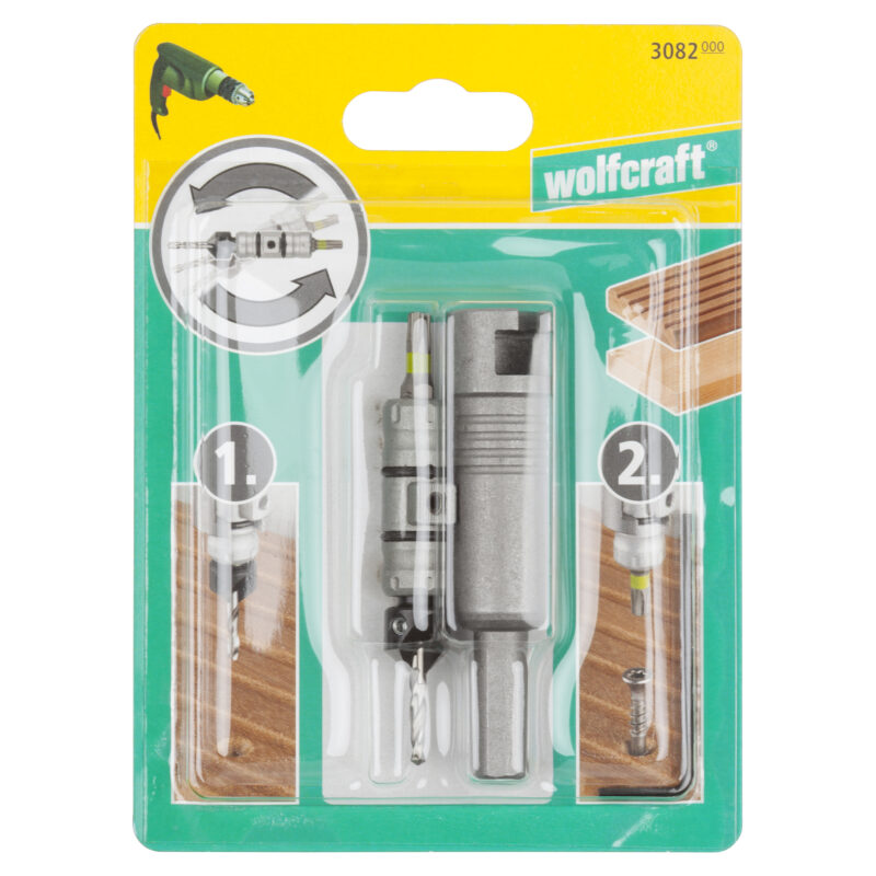 WOLFCRAFT 3082000 - 1 conjunto básico Flipbit - Imagen 2