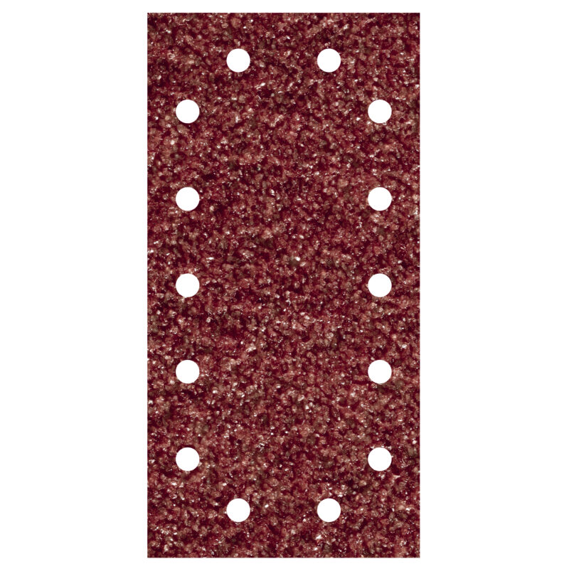 WOLFCRAFT 3184000 - 5 hojas de lijar adhesivas Corindón de grano 80 de 115 x 230 mm