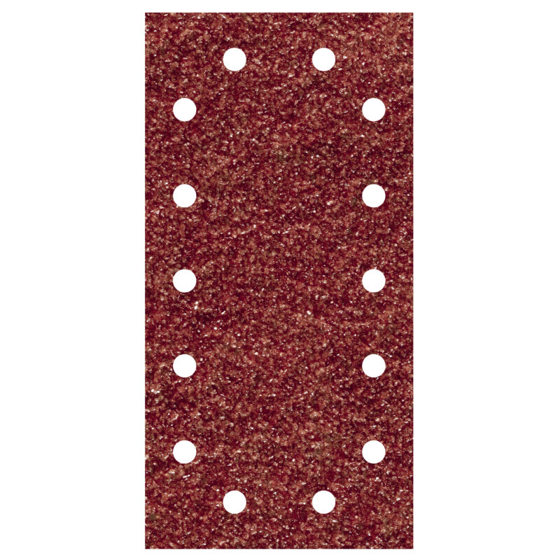 WOLFCRAFT 3185000 - 5 hojas de lijar adhesivas Corindón de grano 120 de 115 x 230 mm