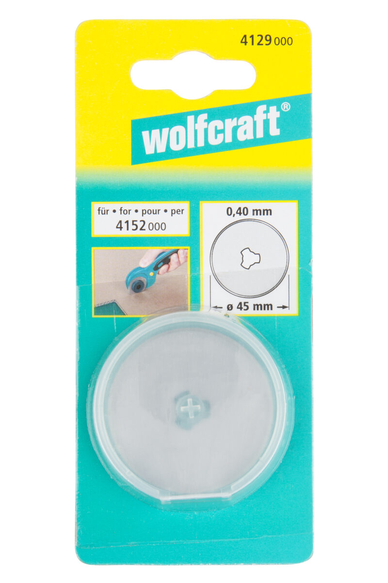 WOLFCRAFT 4129000 - 1 cuchilla de repuesto para cúter de cuchilla circular 4152000 - Imagen 2