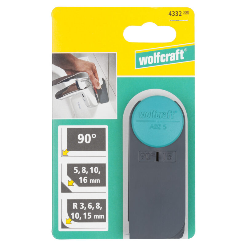 WOLFCRAFT 4332000 - 1 juego perfiladores para alisar silicona, 5 pzas.