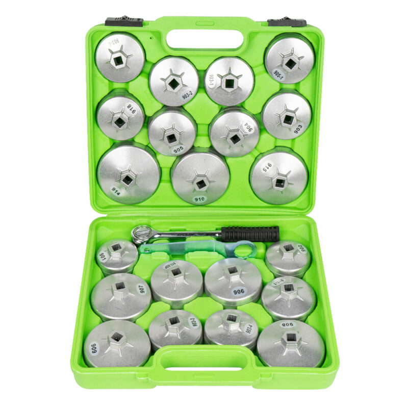 JBM JUEGO DE EXTRACTORES PARA FILTROS DE ACEITE / 23 PCS EN ALUMINIO