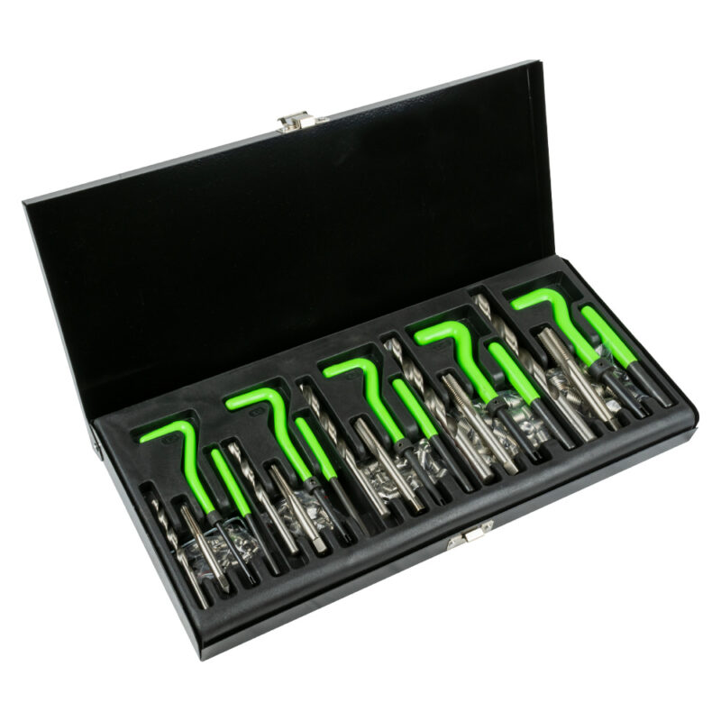 JBM KIT DE REPARACIÓN DE TUERCAS HELICOIDALES 115 PCS - Imagen 2