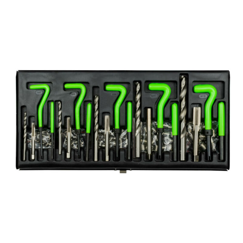 JBM KIT DE REPARACIÓN DE TUERCAS HELICOIDALES 115 PCS - Imagen 3