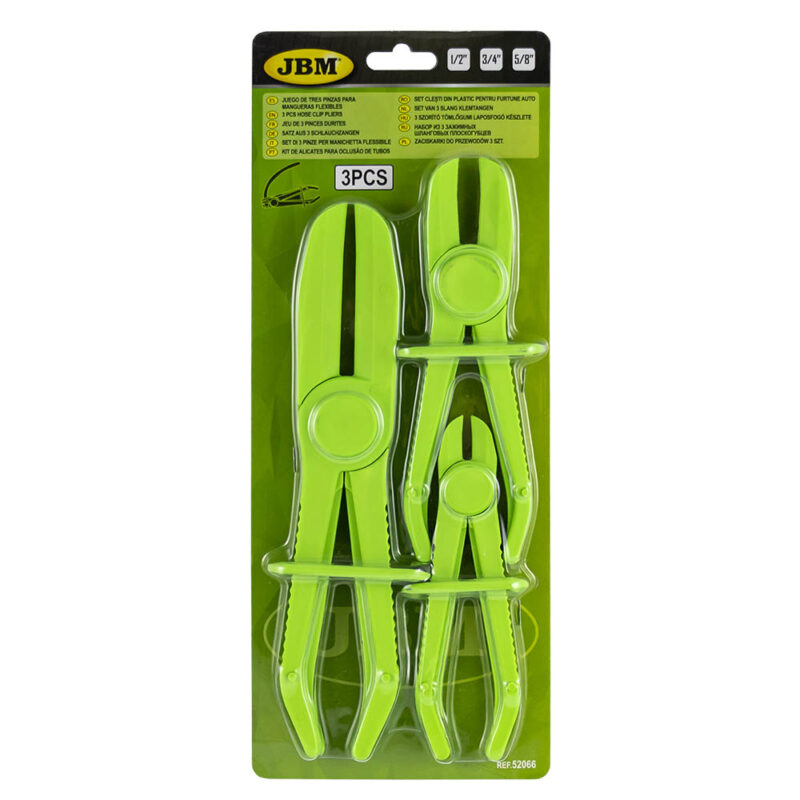 JBM JUEGO DE TRES PINZAS PARA MANGUERAS FLEXIBLES - Imagen 3