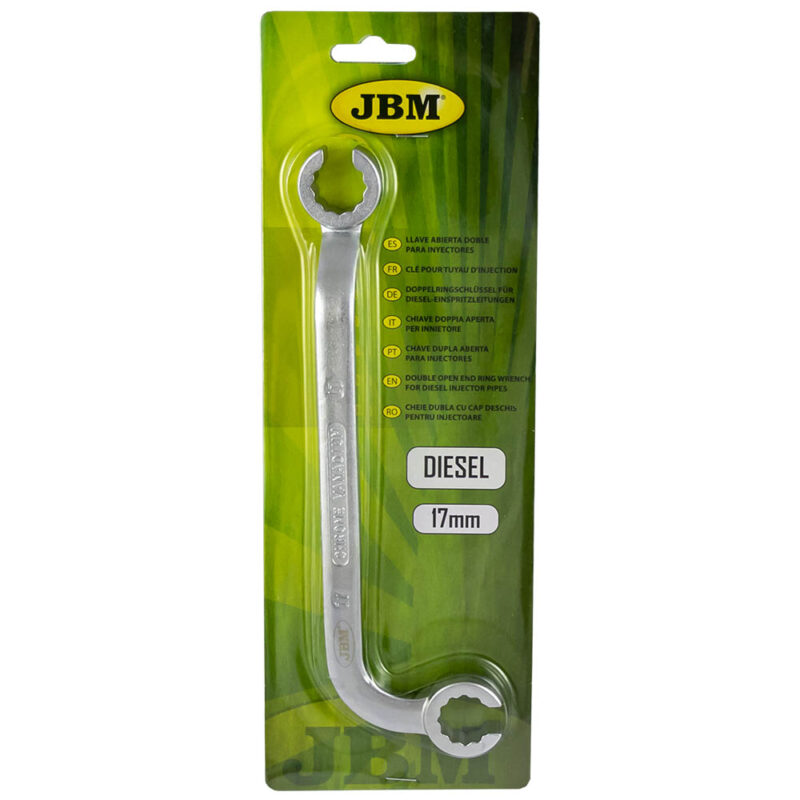 JBM LLAVE ABIERTA DOBLE PARA INYECTORES - Imagen 3