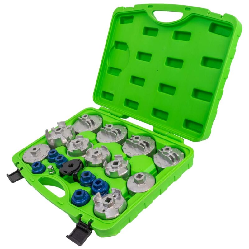 JBM JUEGO DE EXTRACTORES PARA FILTROS DE ACEITE / 19 PCS EN ALUMINIO - Imagen 3