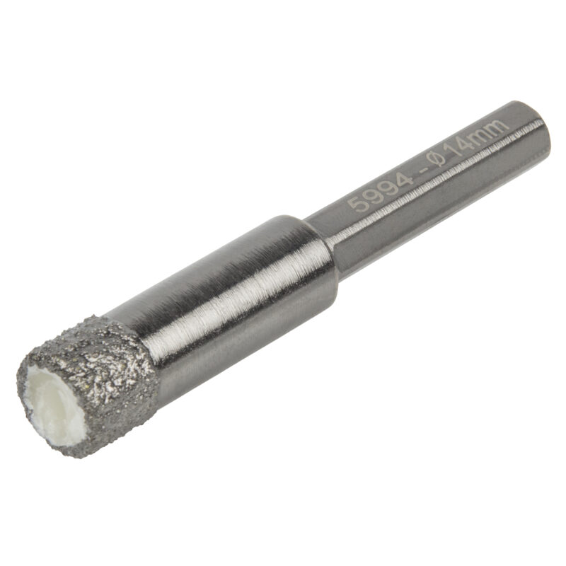 WOLFCRAFT 5994000 - 1 broca de diamante vást. hexagonal, Ø 14 mm