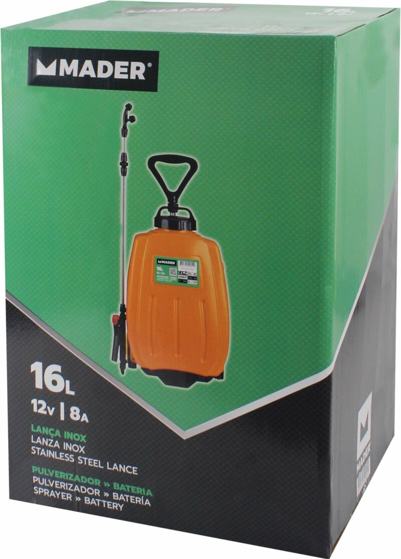 MADER 49051 - Pulverizador de Batería, tipo Mochila, con  Trolley, 16L - Imagen 8