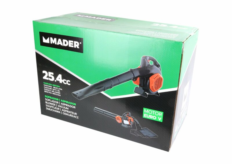 MADER 49237 - Soplador / Aspirador, con Triturador, 25.4cc, 15,8 m³/min, 50L - Imagen 3