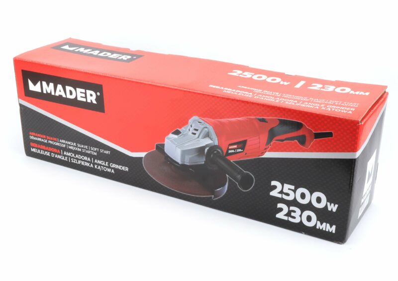 MADER 63805 - Amoladora, 230mm, 2500W, Arranque Suave - Imagen 2