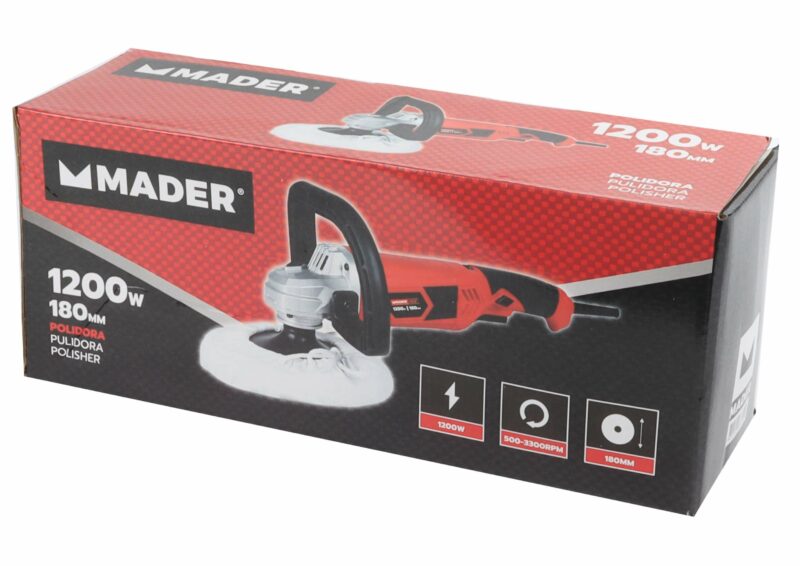 MADER 63814 - Pulidora, 180mm, 1200W - Imagen 8