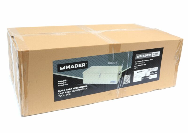 MADER 65287 - Caja Multiusos, Aluminio, Exterior, 1230x380x380mm - Imagen 3