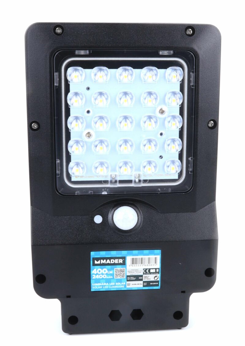 MADER 68083 - Luminaria Led, 400 Lm, Panel Solar - Imagen 6