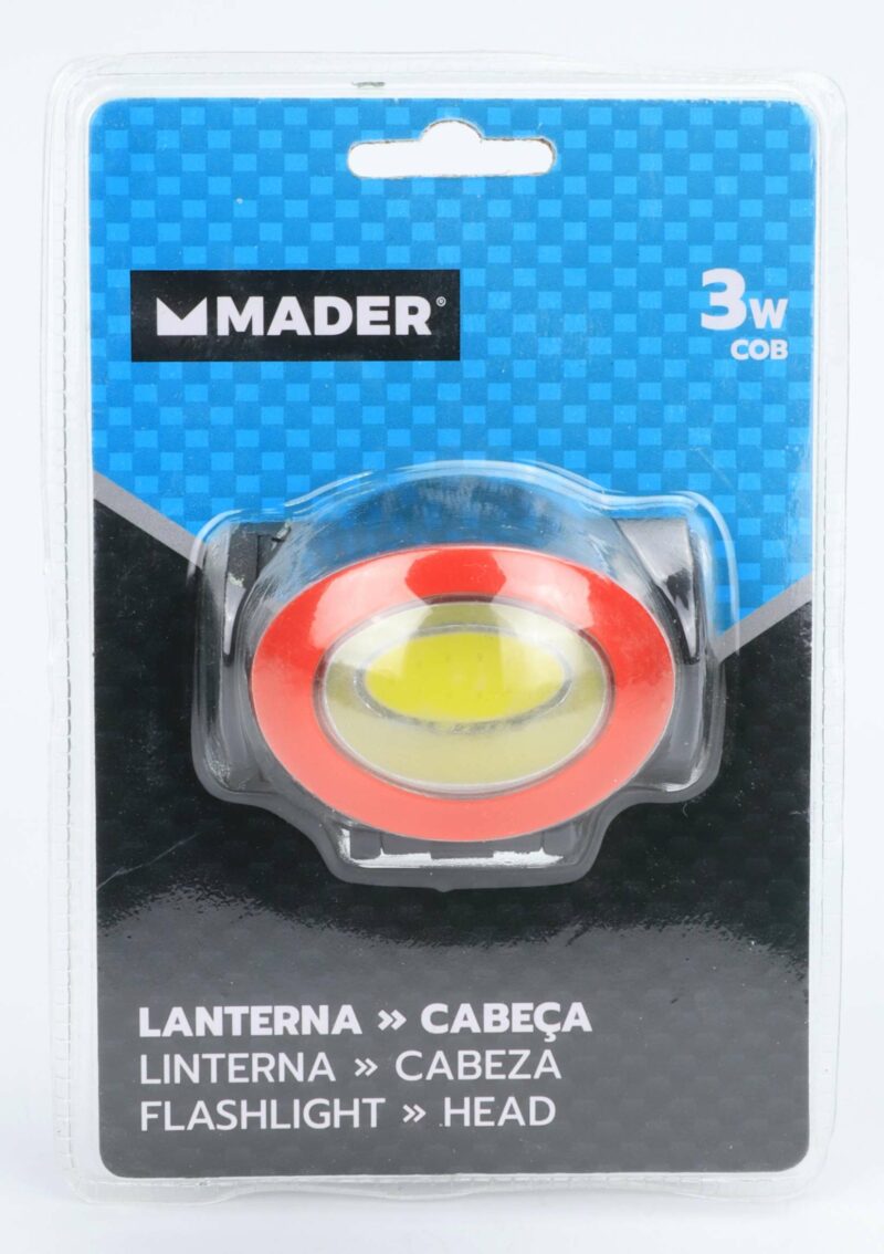 MADER 89196 - Linterna para Cabeza, 3W, COB - Imagen 5