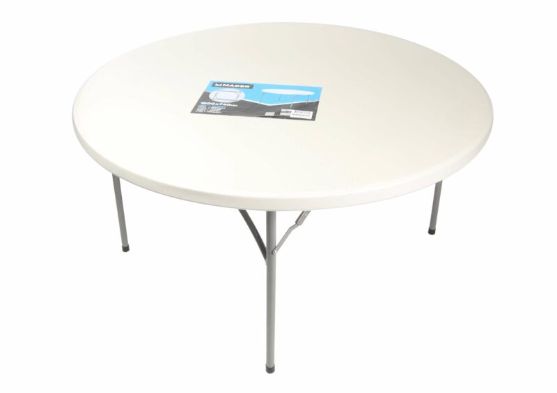 MADER 31316 - Mesa Plegable, Redonda, 150cm - Imagen 3