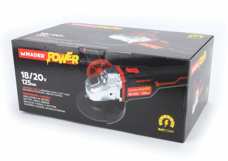 MADER 74035 - Amoladora, 18/20V, 125mm - MADER POWER® - Imagen 5