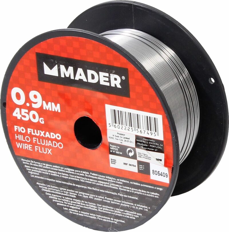 MADER 56749 - Hilo Soldar Fluxado, 0.9mm, 450g