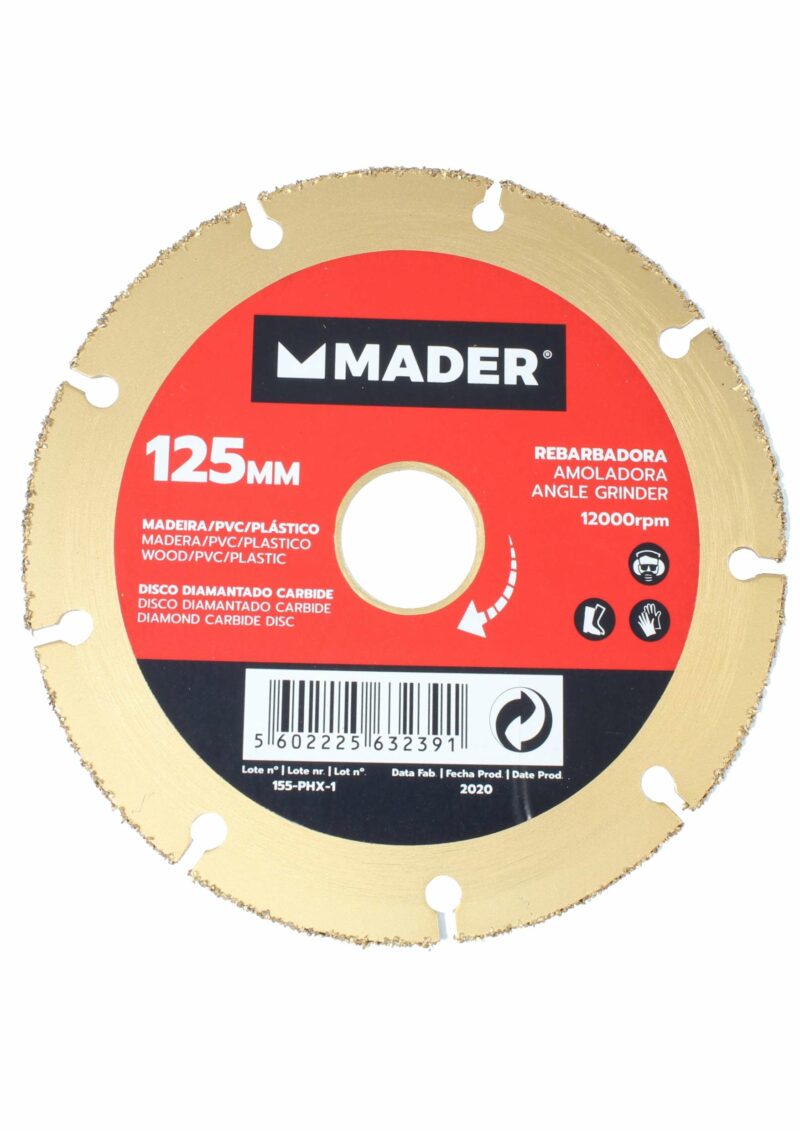 MADER 63239 - Disco Diamantado Carbide, 125mm