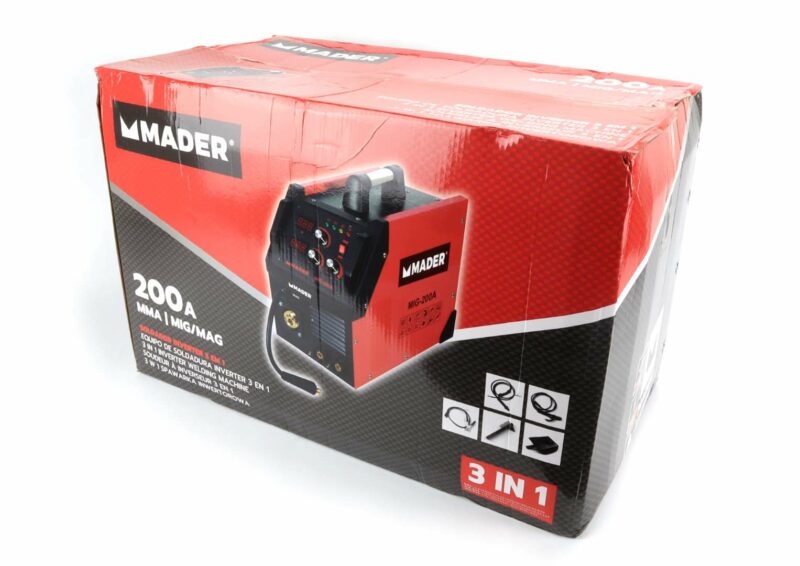 MADER 63470 - Equipo Soldadura Inverter, Anti Stick, 3IN1, 200A - Imagen 8