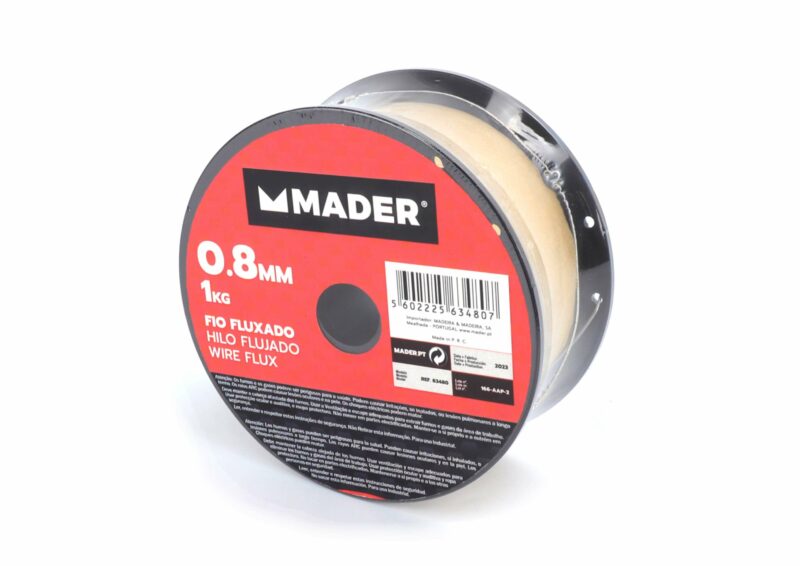 MADER 63480 - Hilo Soldar Fluxado, 0.8mm, 1Kg