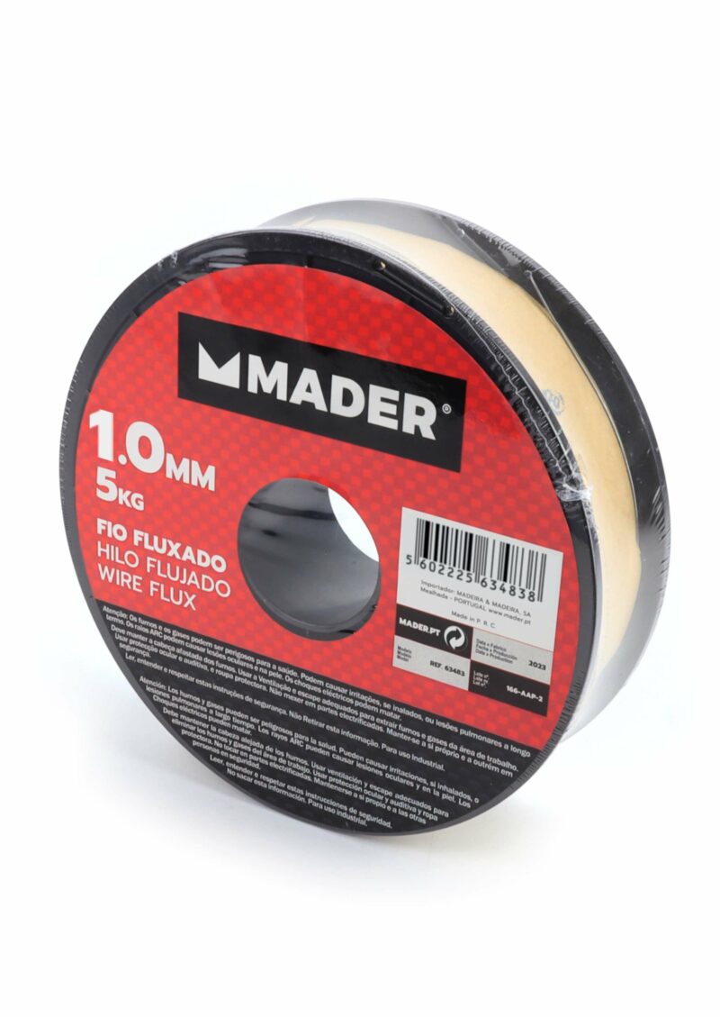 MADER 63483 - Hilo Soldar Fluxado, 1.0mm, 5Kg