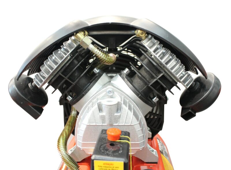 MADER 09380 - Compresor de Aire, Monobloco, 50L, 3HP, 2 Cilindros - Imagen 2