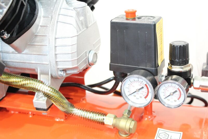MADER 09380 - Compresor de Aire, Monobloco, 50L, 3HP, 2 Cilindros - Imagen 4
