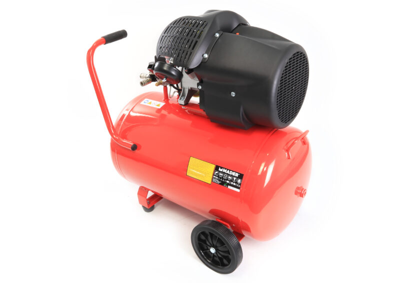 MADER 09381 - Compresor de Aire, Monobloco, 100L, 3HP, 2 Cilindros - Imagen 5