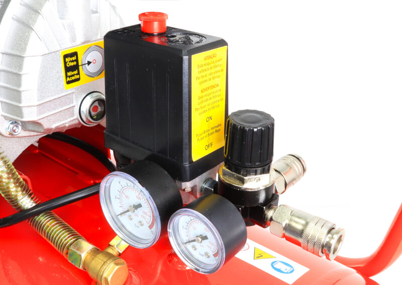 MADER 09381 - Compresor de Aire, Monobloco, 100L, 3HP, 2 Cilindros - Imagen 2