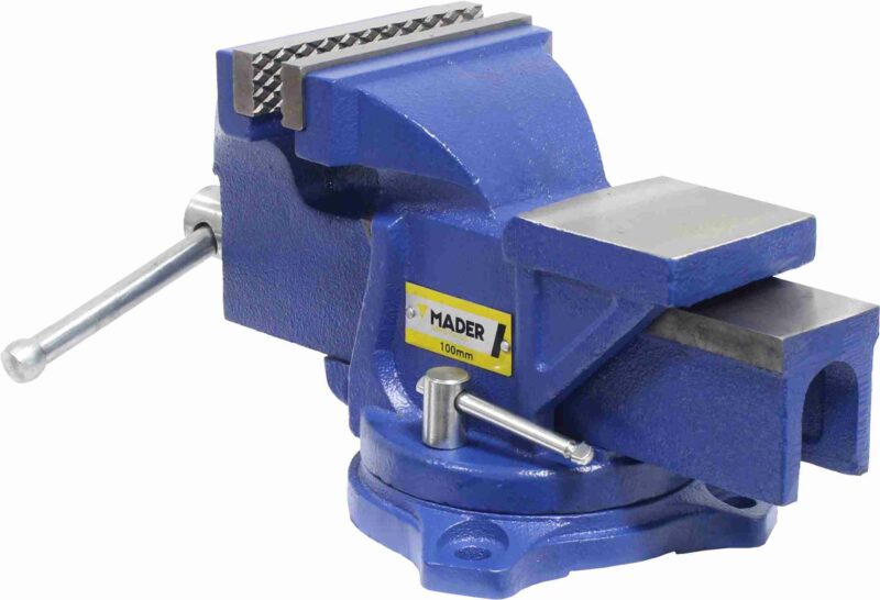 MADER 23153 - Tornillo de Banco, 150mm, Base Giratoria - Imagen 3