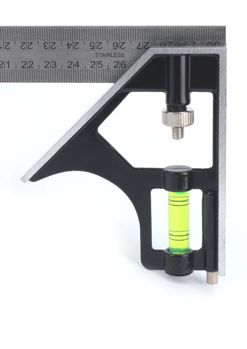 MADER 30514 - Escuadra Combinada, Nivel, Graduado, 300mm - Imagen 2