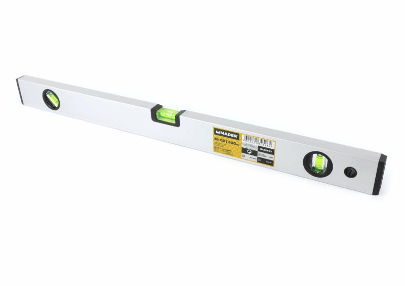 MADER 30526 - Nivel de Aluminio, 3 Borbujas, 60cm - Imagen 6
