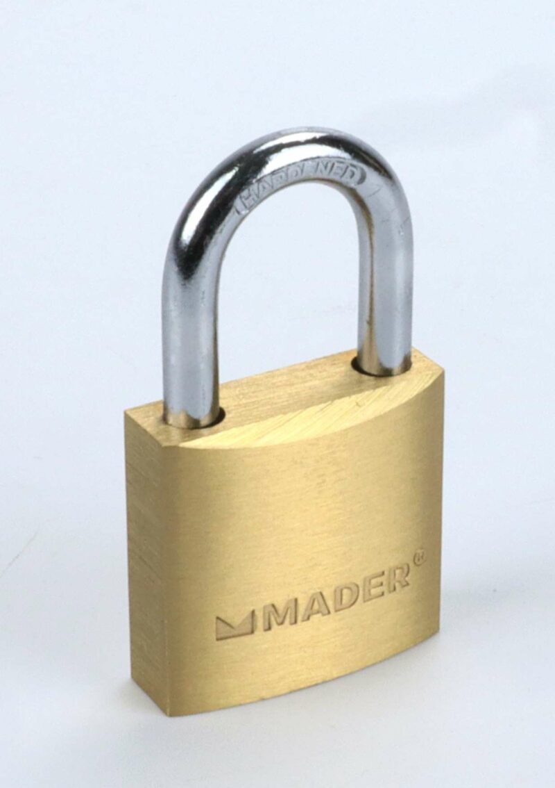 MADER 31186 - Candado, Latón, 30mm, con Llave