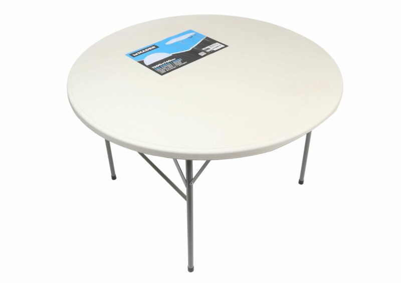 MADER 31315 - Mesa Redonda, Plegable, 120cm - Imagen 7